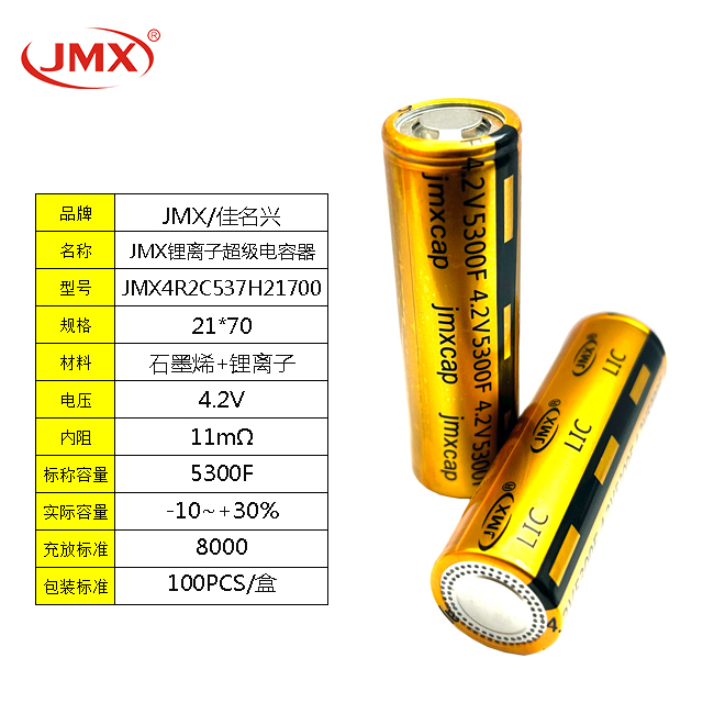 超級(jí)電容器5300F參數(shù)圖